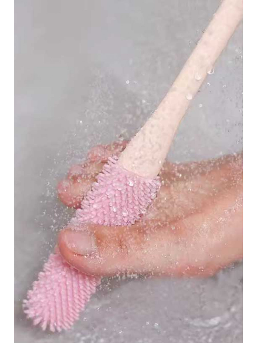 Силіконова щітка для чищення ніг з масажним ефектом 209207C