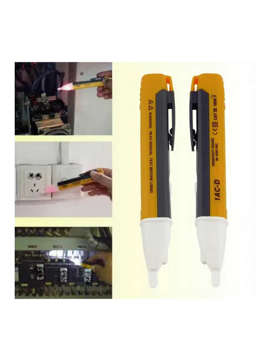 Індикатор напруги 90-1000В AC безконтактний детектор зі світловою і звуковою індикацією 209213C