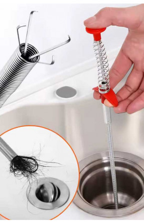 Трос для чищення засмічень Toilet dredger 209215C