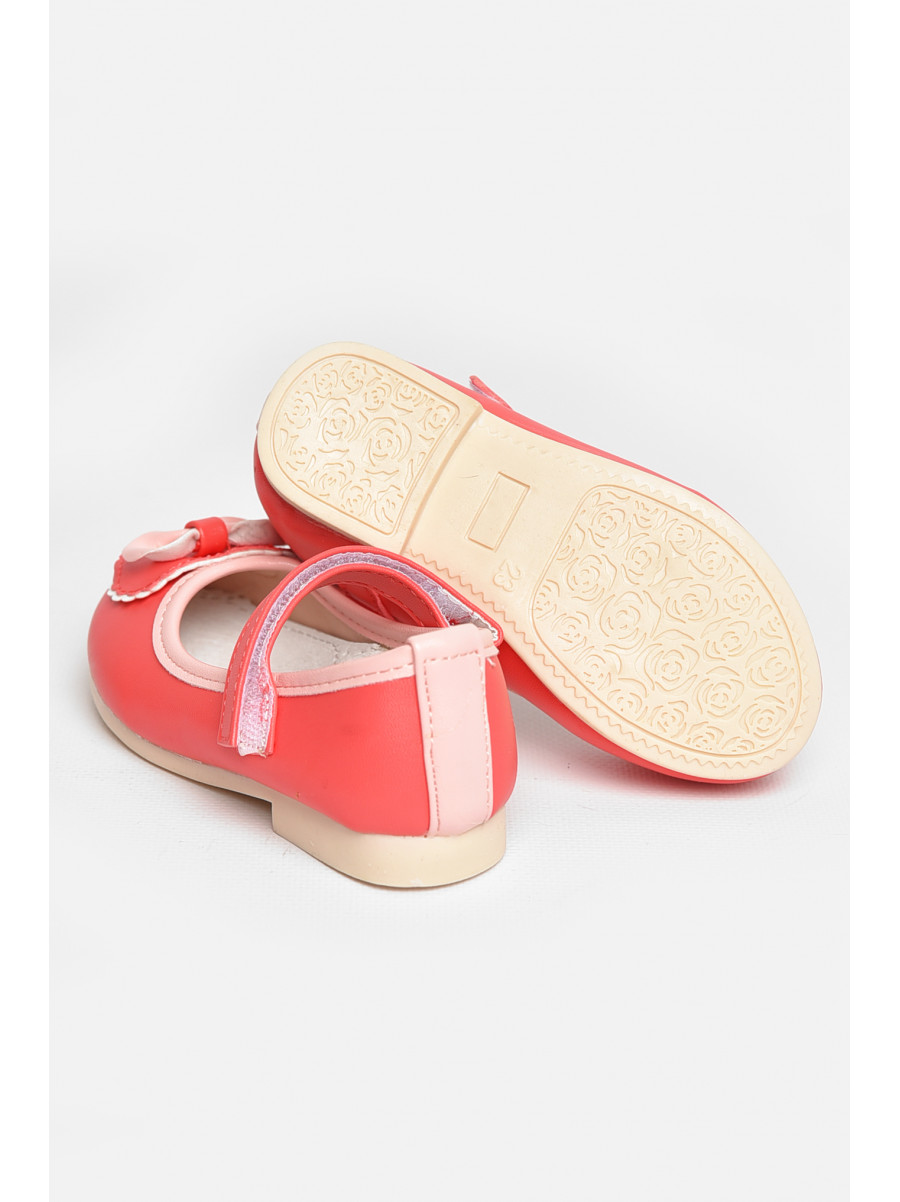 Туфли для девочки кораллового цвета 661-2 209222C