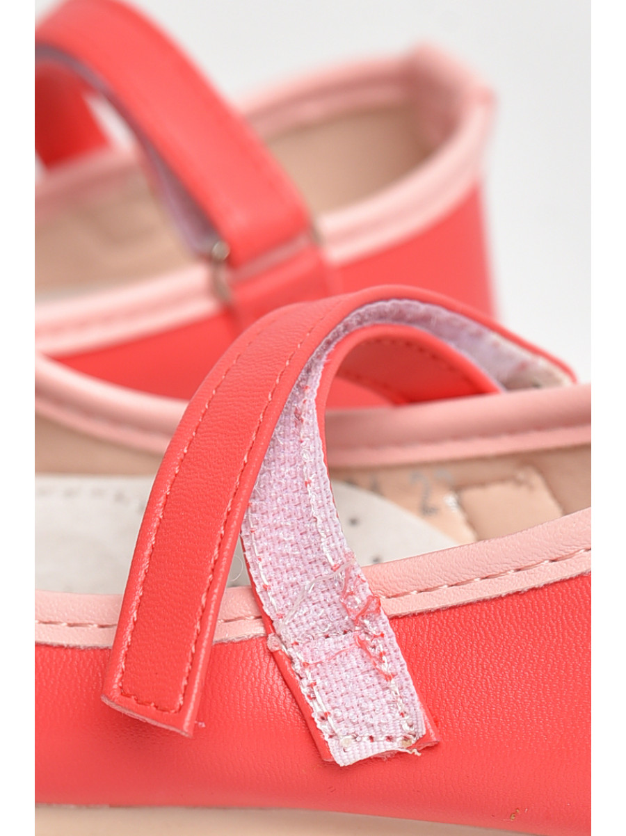 Туфли для девочки кораллового цвета 661-2 209222C
