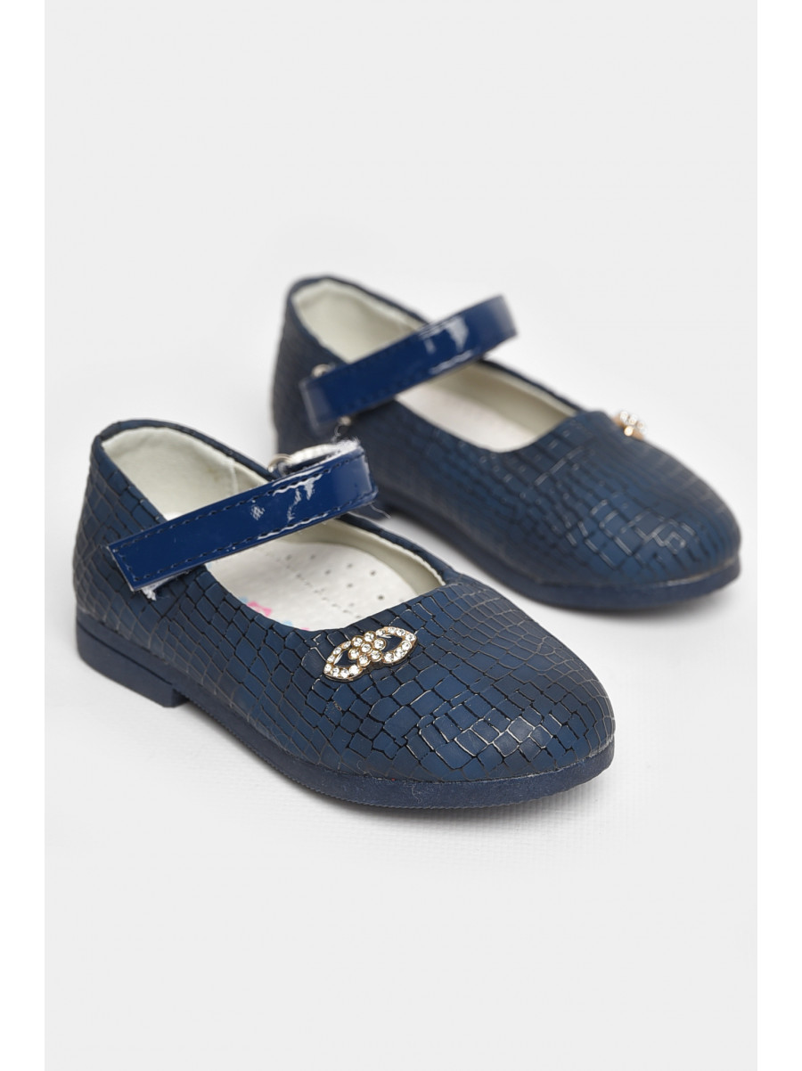 Туфли для девочки темно-синего цвета 787-7 209224C