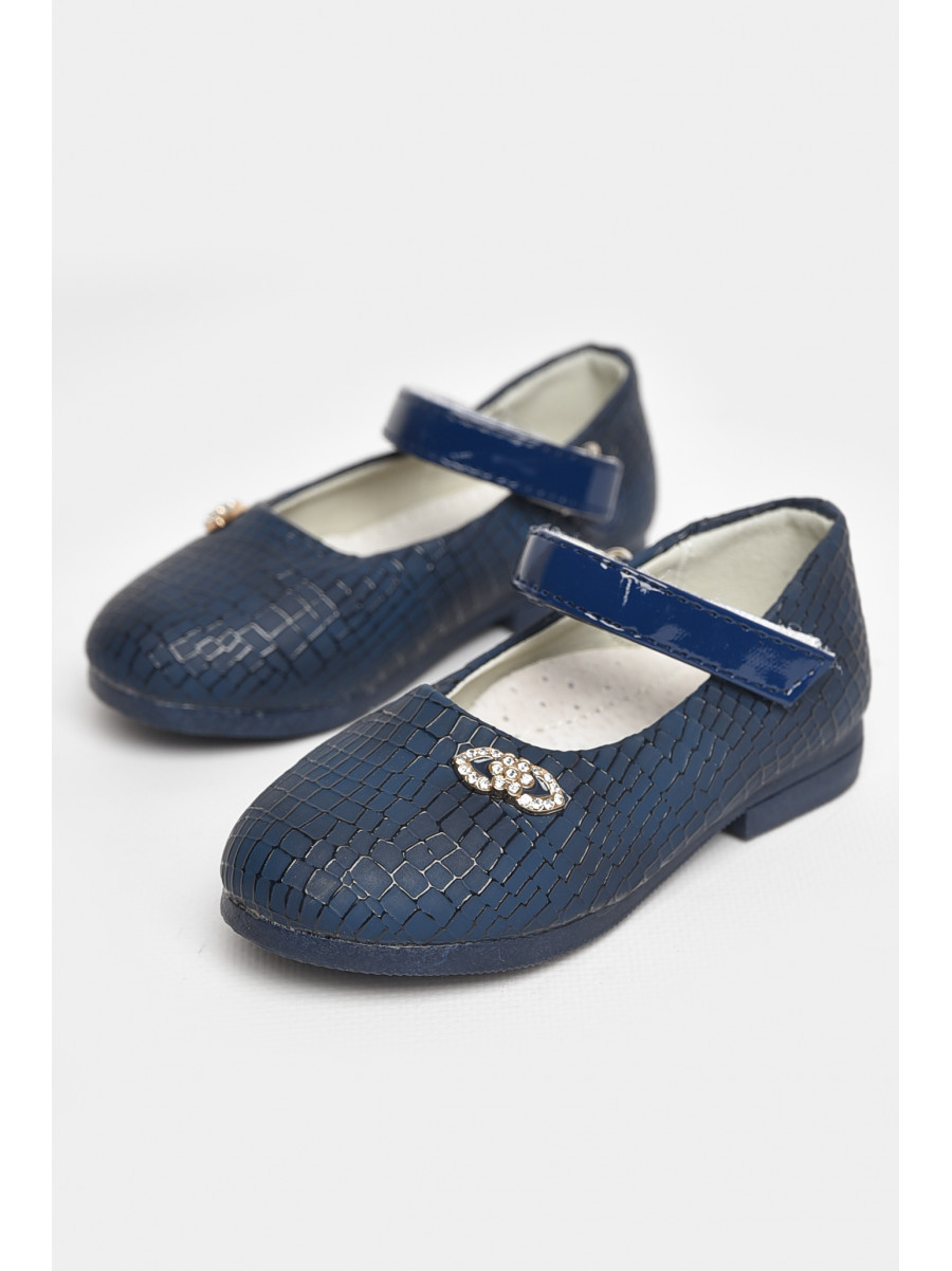 Туфли для девочки темно-синего цвета 787-7 209224C