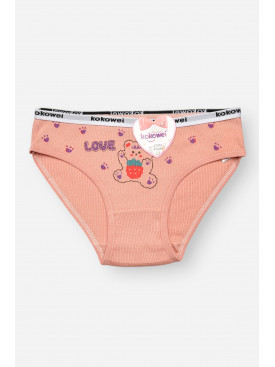 Трусики детские для девочки пудрового цвета с принтом X7851 209227C Трусики детские для девочки пудрового цвета с принтом X7851 209227C
