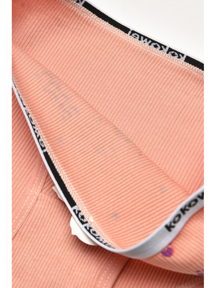 Трусики детские для девочки пудрового цвета с принтом X7851 209227C