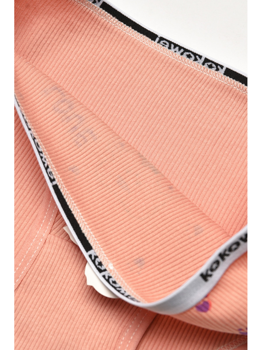 Трусики детские для девочки пудрового цвета с принтом X7851 209227C