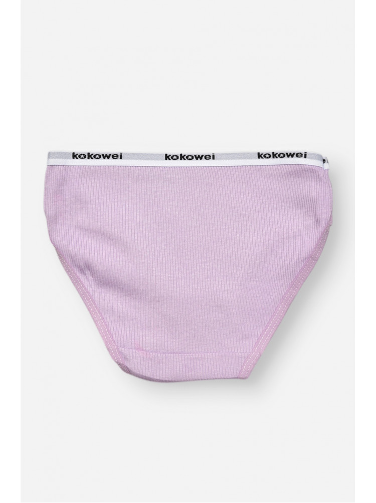 Трусики детские для девочки сиреневого цвета с принтом X7851 209228C