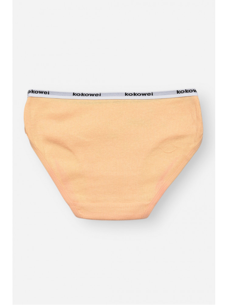 Трусики детские для девочки бежевого цвета с принтом X7851 209229C