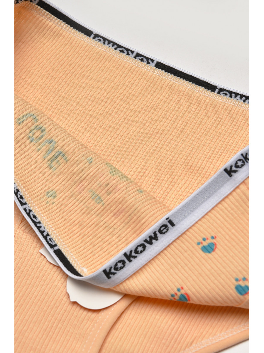 Трусики детские для девочки бежевого цвета с принтом X7851 209229C