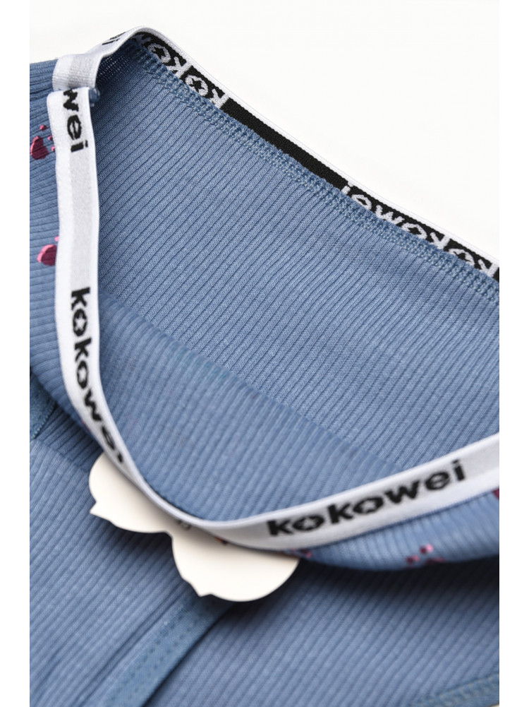 Трусики дитячі для дівчинки синього кольору з принтом X7851 209231C