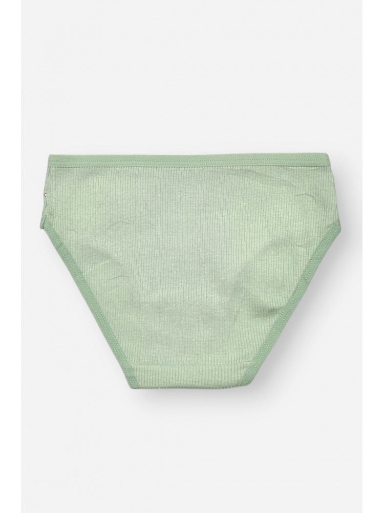 Трусики дитячі для дівчинки зеленого кольору з принтом X8477 209232C