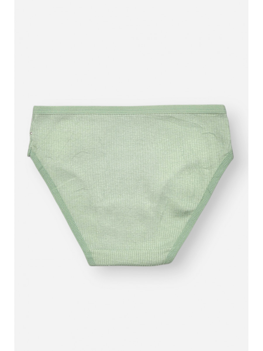 Трусики дитячі для дівчинки зеленого кольору з принтом X8477 209232C