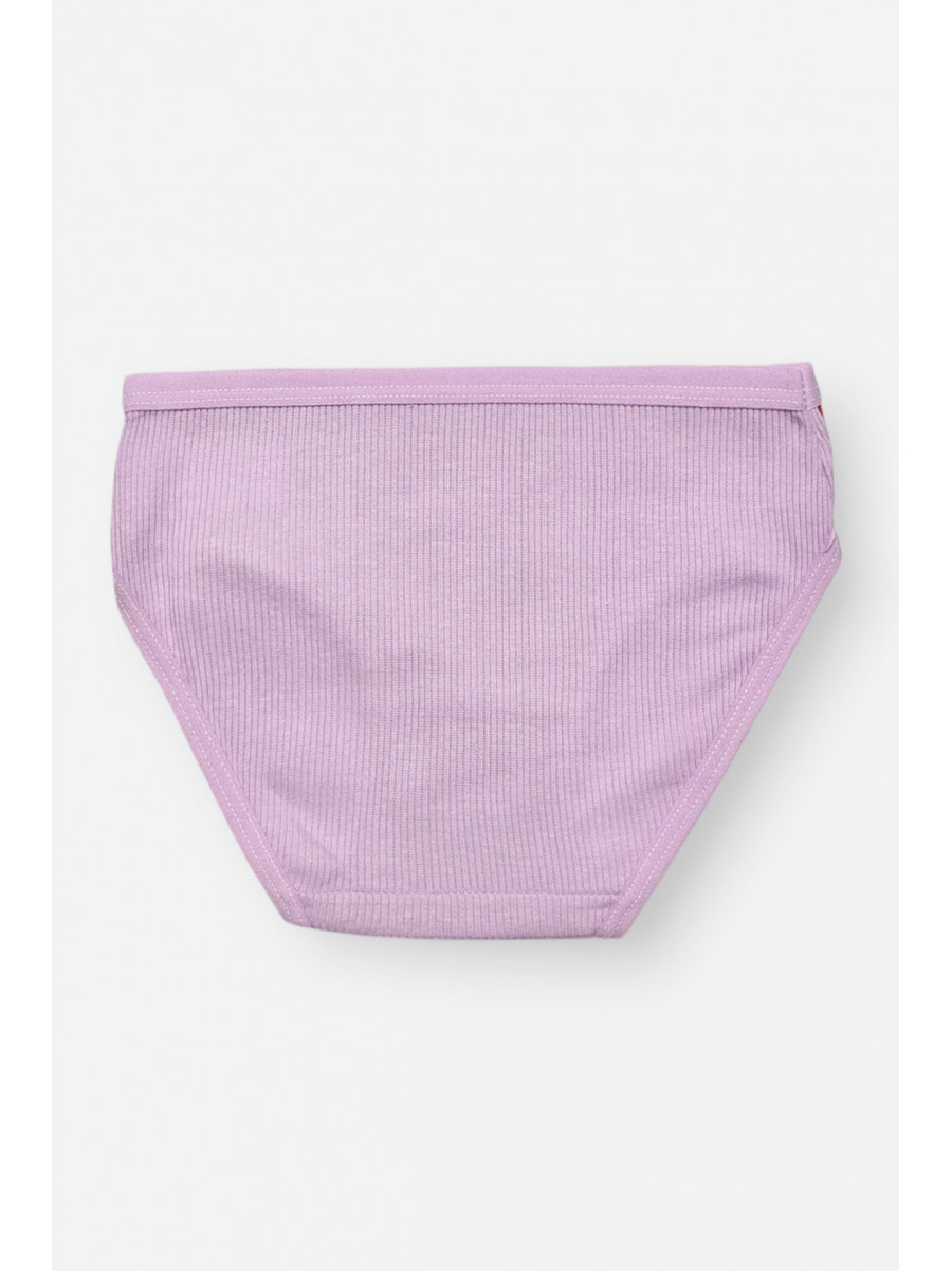 Трусики дитячі для дівчинки бузкового кольору з принтом X8477 209234C