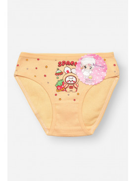 Трусики дитячі для дівчинки бежевого кольору з принтом X8477 209235C