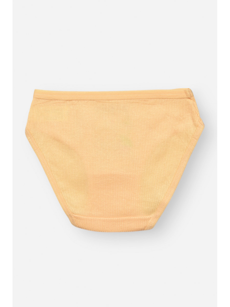 Трусики дитячі для дівчинки бежевого кольору з принтом X8477 209235C