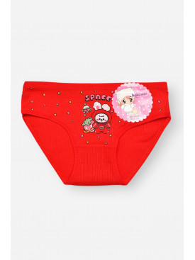 Трусики дитячі для дівчинки червоного кольору з принтом X8477 209236C