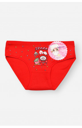 Трусики дитячі для дівчинки червоного кольору з принтом X8477 209236C