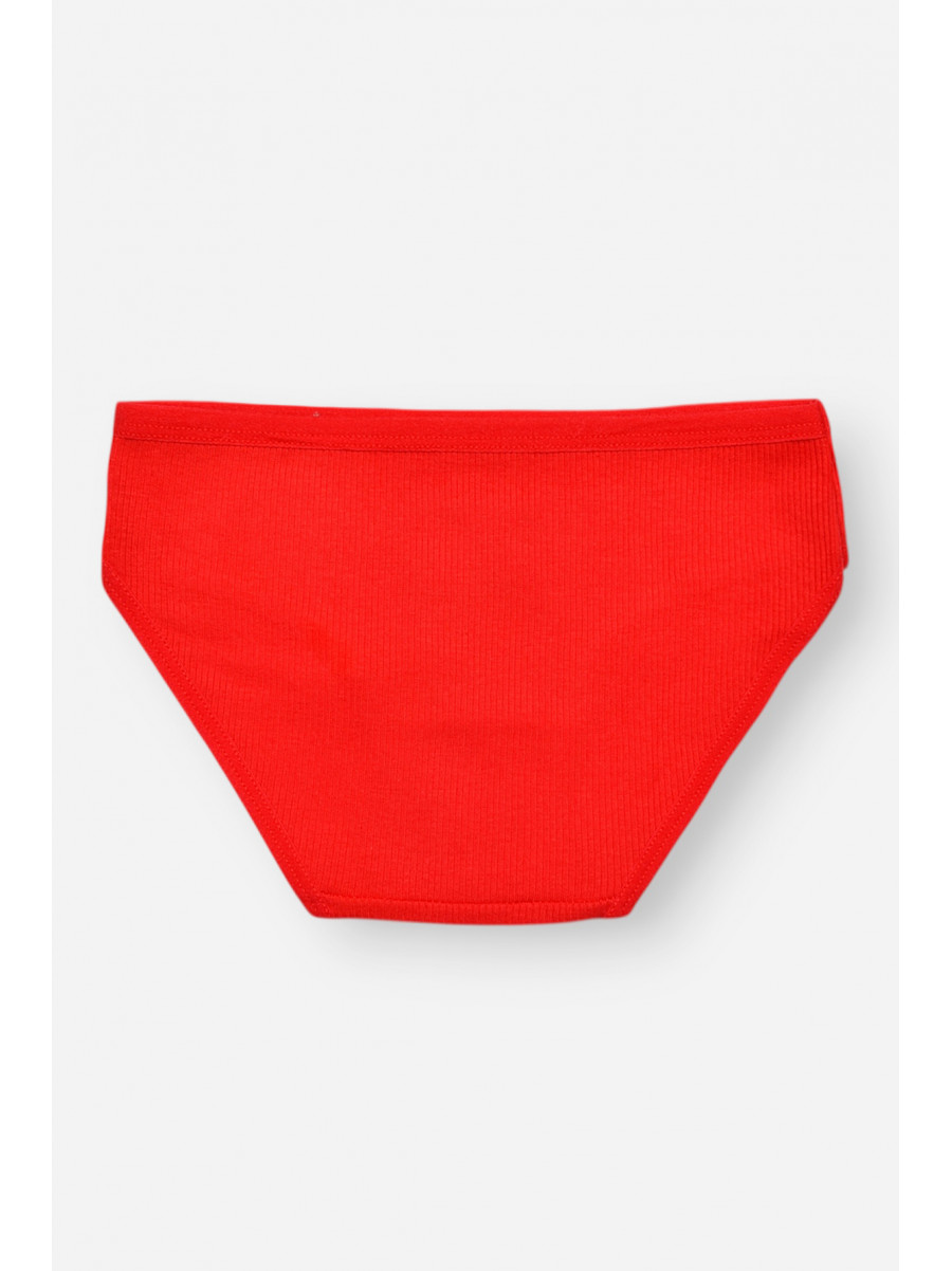 Трусики дитячі для дівчинки червоного кольору з принтом X8477 209236C