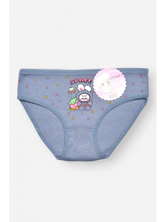 Трусики дитячі для дівчинки синього кольору з принтом X8477 209237C