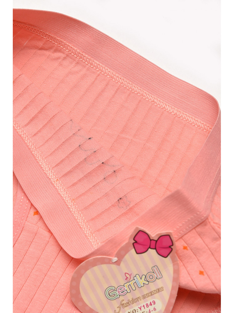 Трусики дитячі для дівчинки рожевого кольору з принтом Y1849 209239C