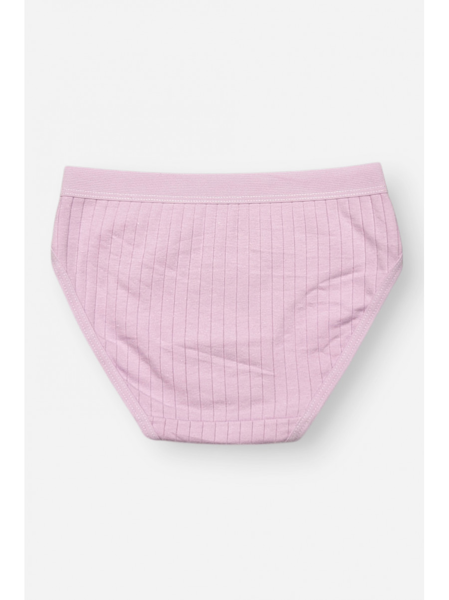 Трусики дитячі для дівчинки бузкового кольору з принтом Y1849 209240C