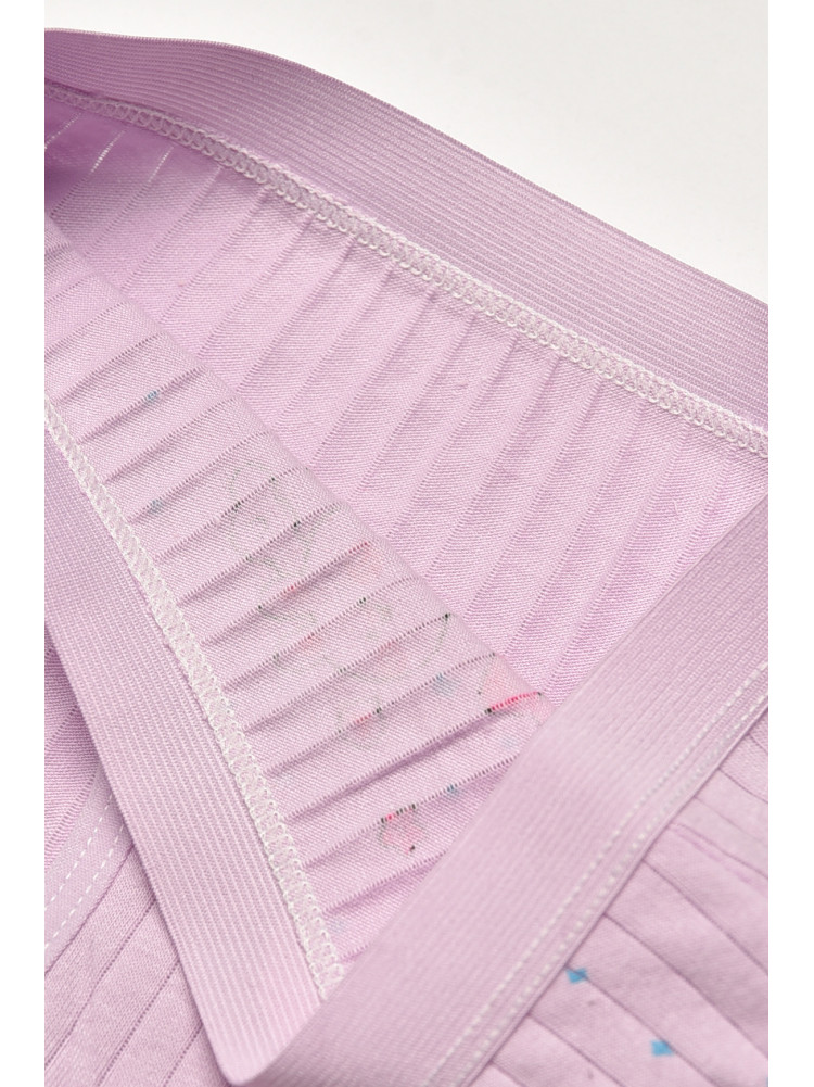 Трусики дитячі для дівчинки бузкового кольору з принтом Y1849 209240C