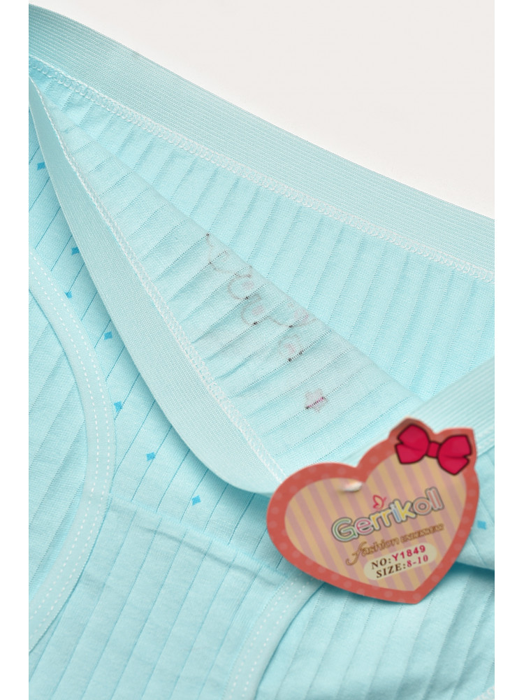Трусики дитячі для дівчинки блакитного кольору з принтом Y1849 209241C
