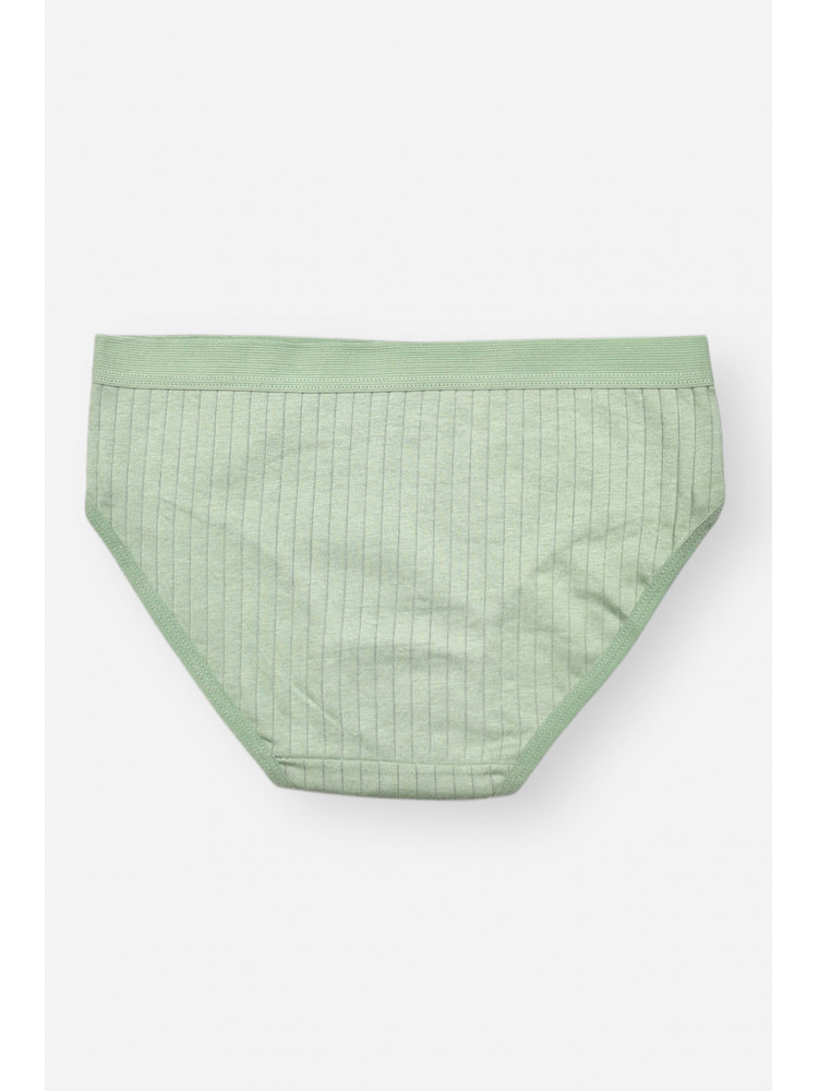 Трусики дитячі для дівчинки зеленого кольору з принтом Y1851 209244C