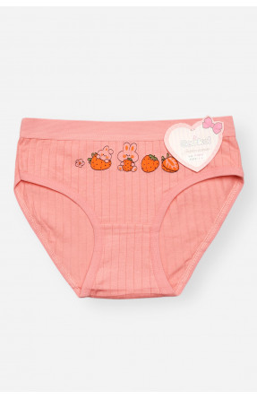 Трусики дитячі для дівчинки рожевого кольору з принтом Y1851 209245C