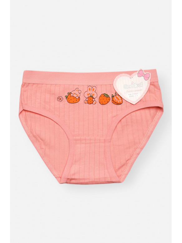 Трусики дитячі для дівчинки рожевого кольору з принтом Y1851 209245C