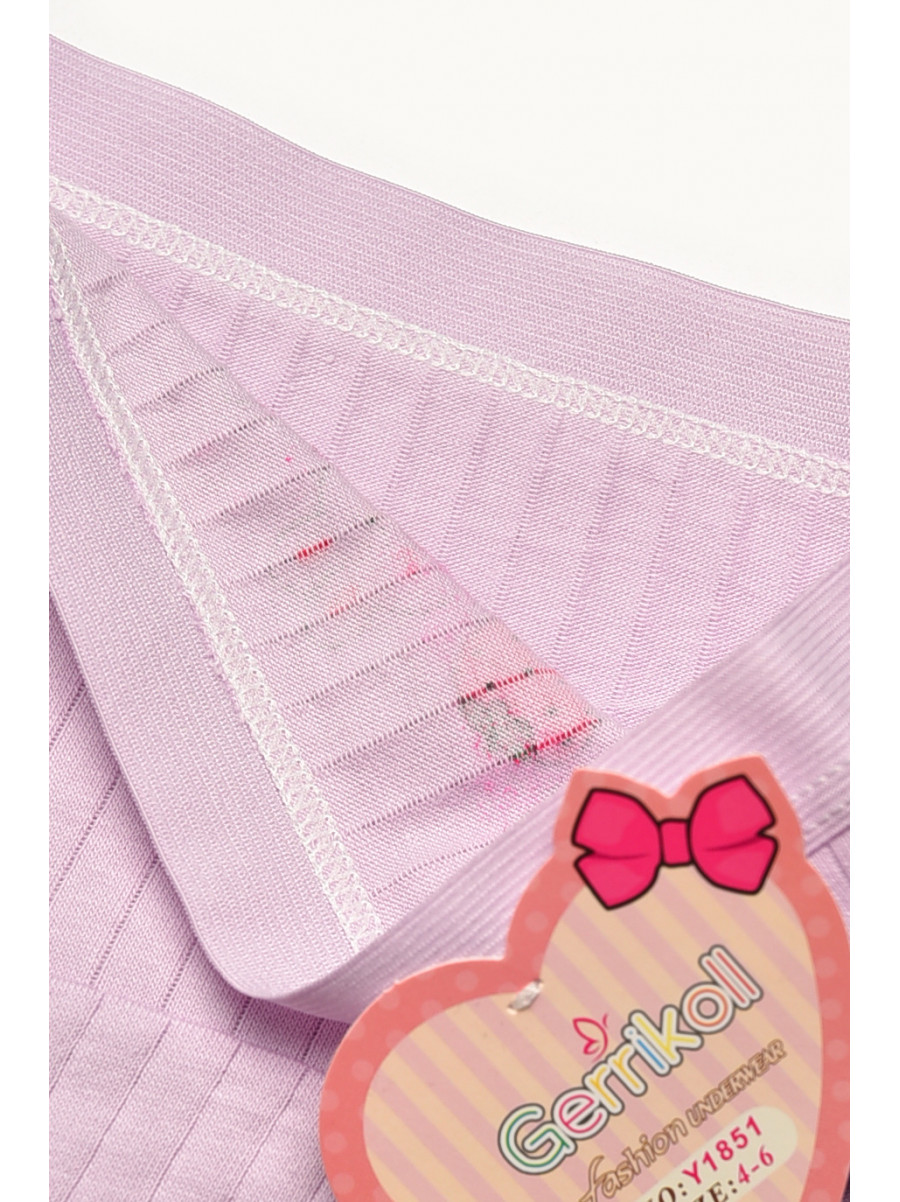 Трусики дитячі для дівчинки бузкового кольору з принтом Y1851 209246C
