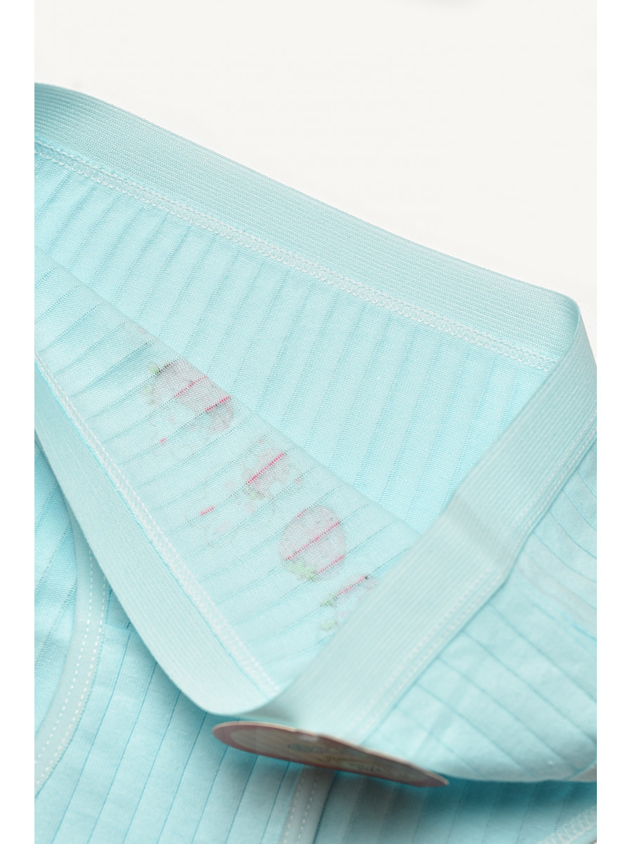 Трусики дитячі для дівчинки блакитного кольору з принтом Y1851 209247C