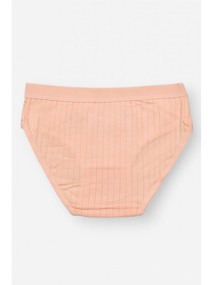 Трусики дитячі для дівчинки персикового кольору з принтом Y1851 209248C