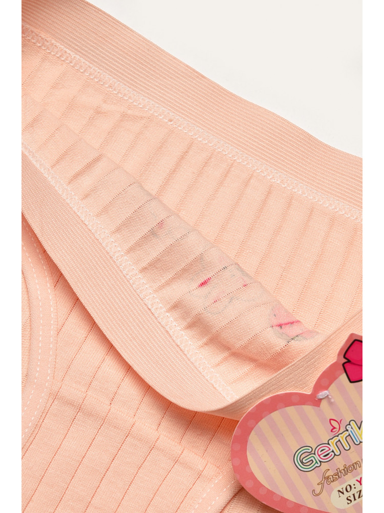 Трусики дитячі для дівчинки персикового кольору з принтом Y1851 209248C