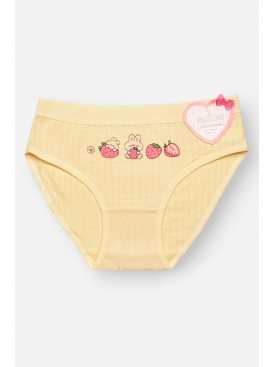 Трусики дитячі для дівчинки жовтого кольору з принтом Y1851 209249C
