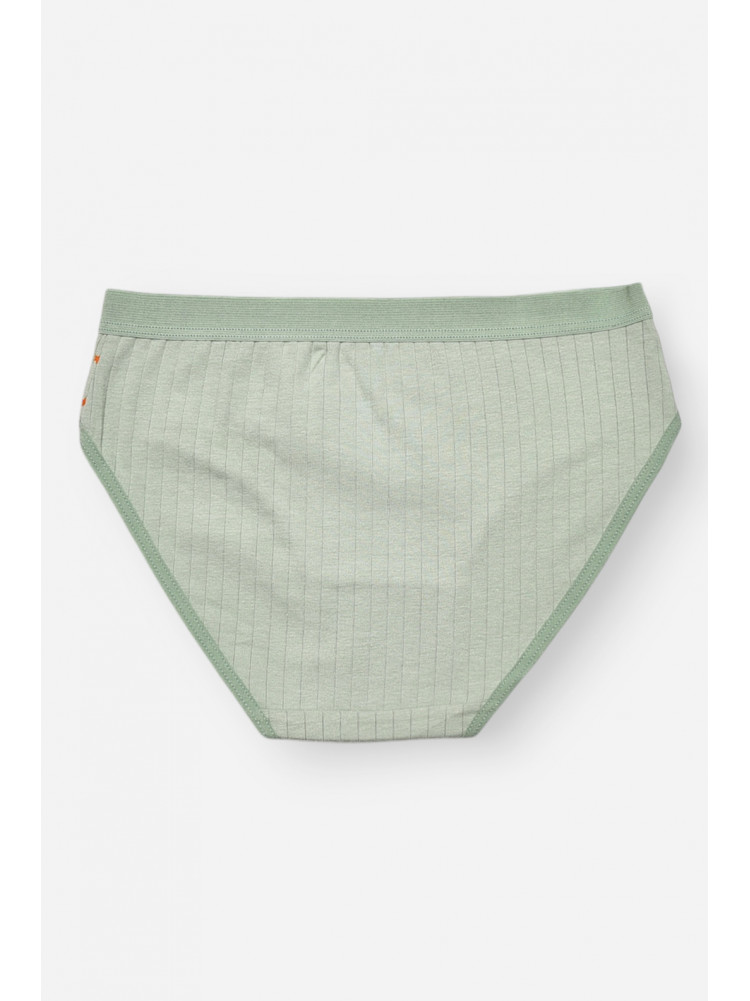 Трусики дитячі для дівчинки зеленого кольору з принтом Y1667 209250C