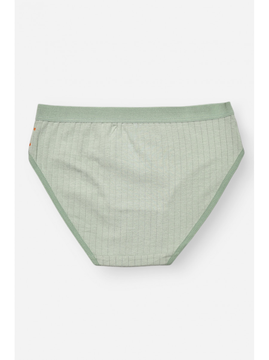 Трусики дитячі для дівчинки зеленого кольору з принтом Y1667 209250C