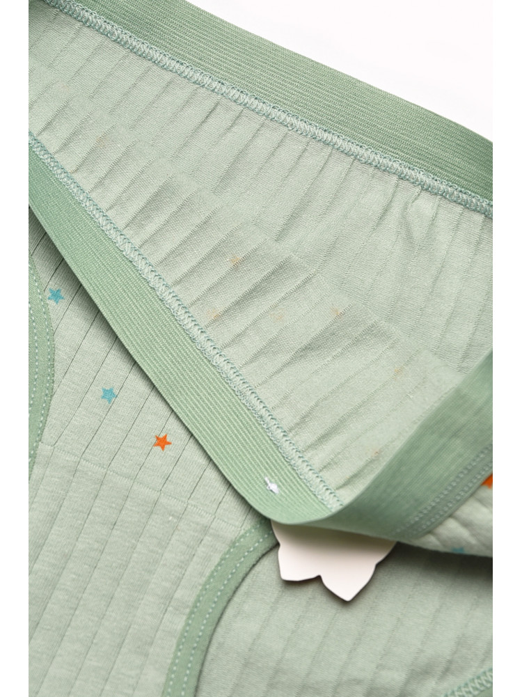 Трусики дитячі для дівчинки зеленого кольору з принтом Y1667 209250C