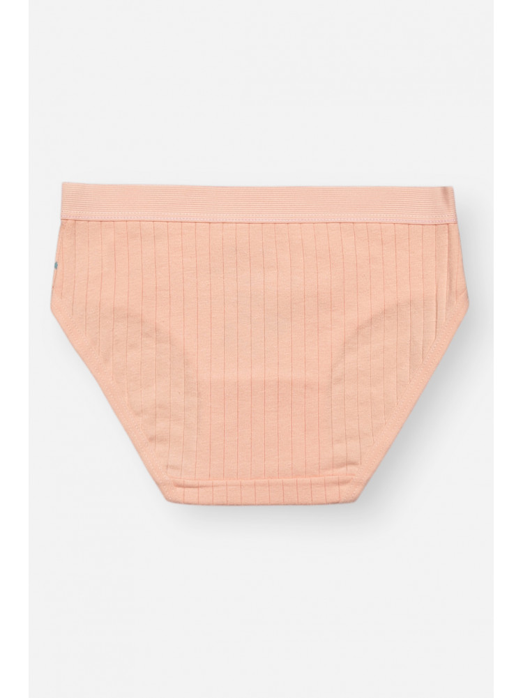 Трусики дитячі для дівчинки персикового кольору з принтом Y1667 209252C