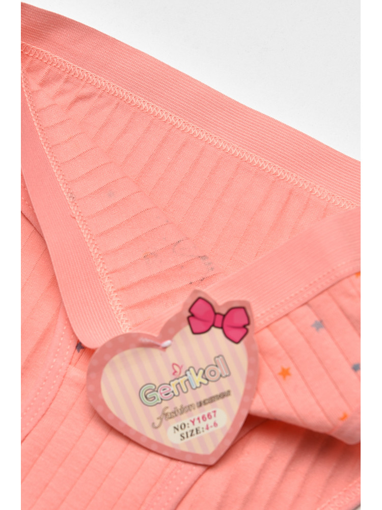 Трусики дитячі для дівчинки рожевого кольору з принтом Y1667 209254C