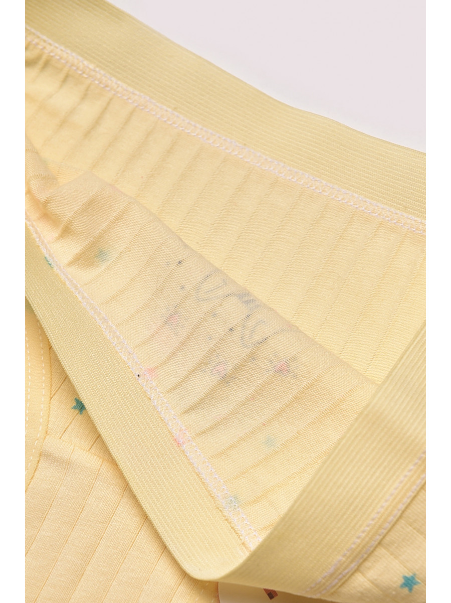 Трусики дитячі для дівчинки жовтого кольору з принтом Y1667 209255C