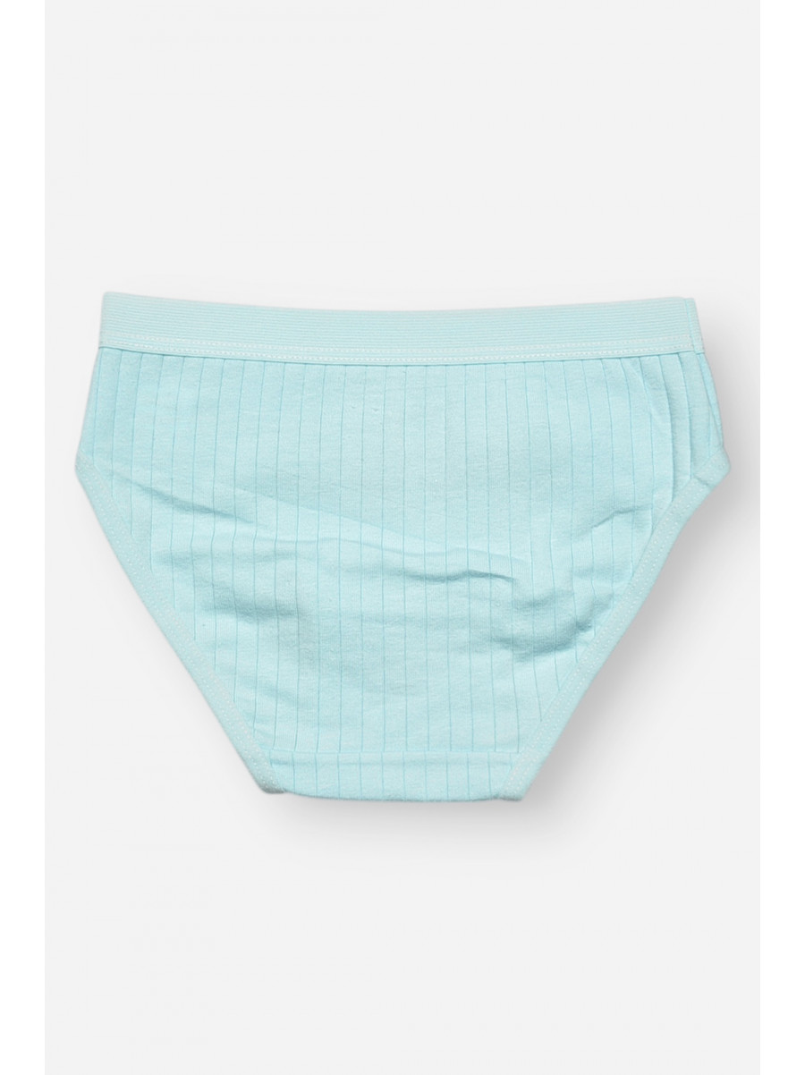 Трусики дитячі для дівчинки блакитного кольору з принтом Y1672 209259C