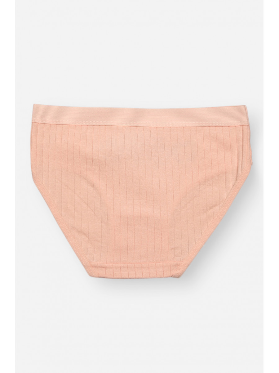 Трусики дитячі для дівчинки персикового кольору з принтом Y1672 209260C