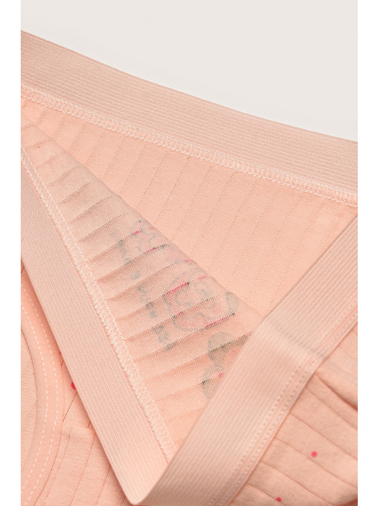 Трусики дитячі для дівчинки персикового кольору з принтом Y1672 209260C