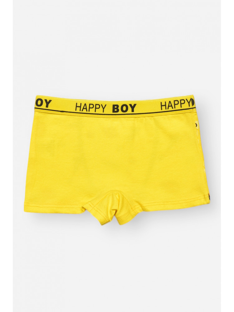 Боксери дитячі для хлопчика жовтого кольору з принтом Z02109 209262C