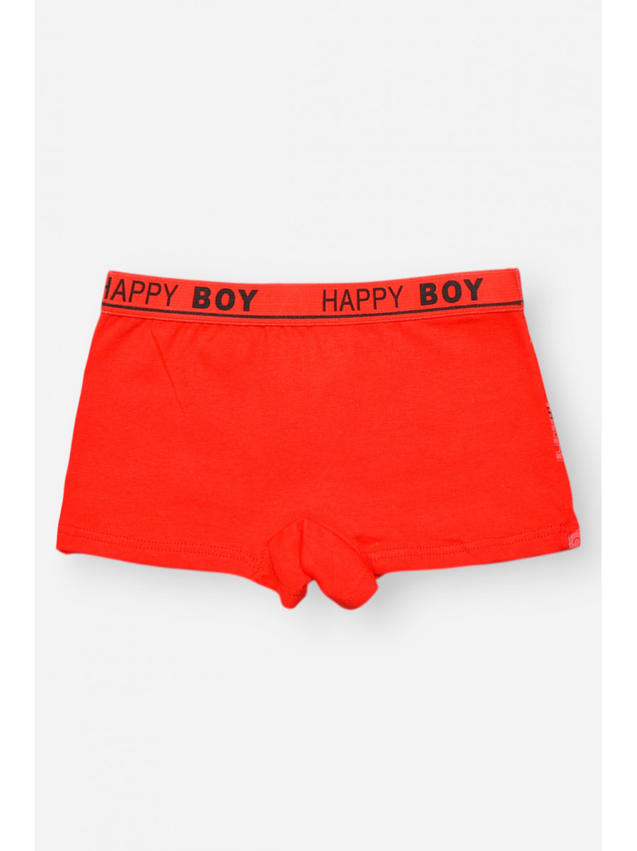 Боксери дитячі для хлопчика червоного кольору з принтом Z02109 209263C