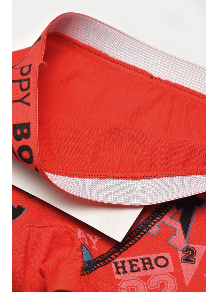 Боксери дитячі для хлопчика червоного кольору з принтом Z02109 209263C