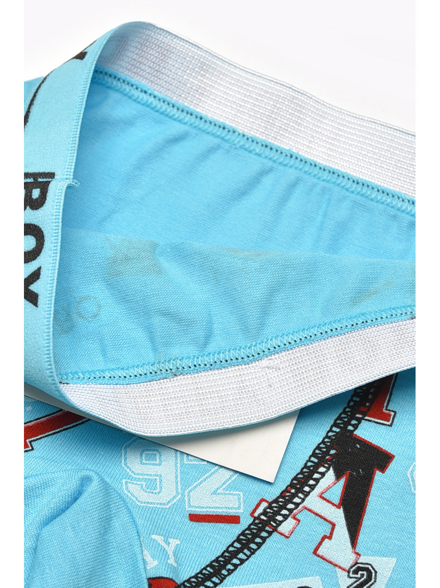 Боксери дитячі для хлопчика блакитного кольору з принтом Z02109 209264C