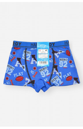 Боксери дитячі для хлопчика зеленого кольору з принтом Z02109 209267C