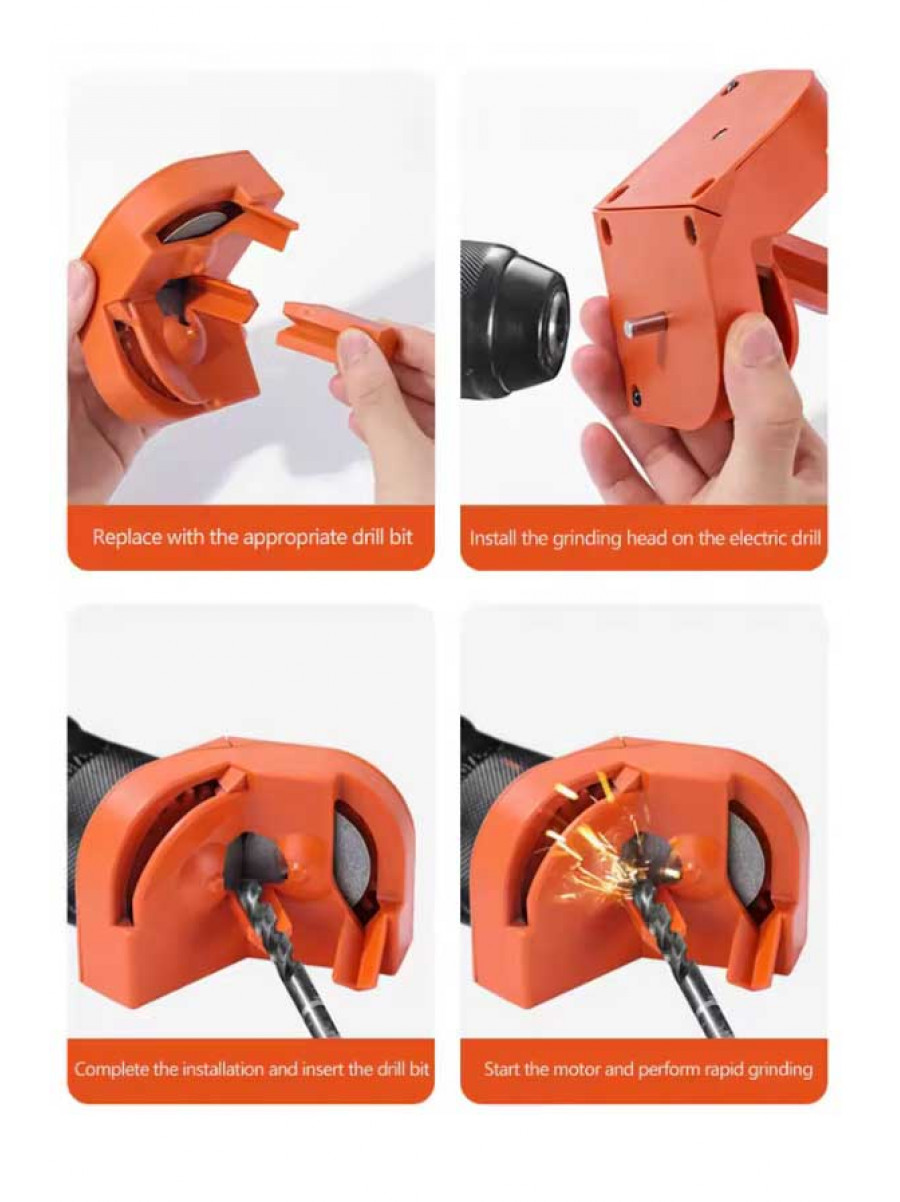 Насадка для заточування свердел 2–16 мм з алмазними дисками 209274C